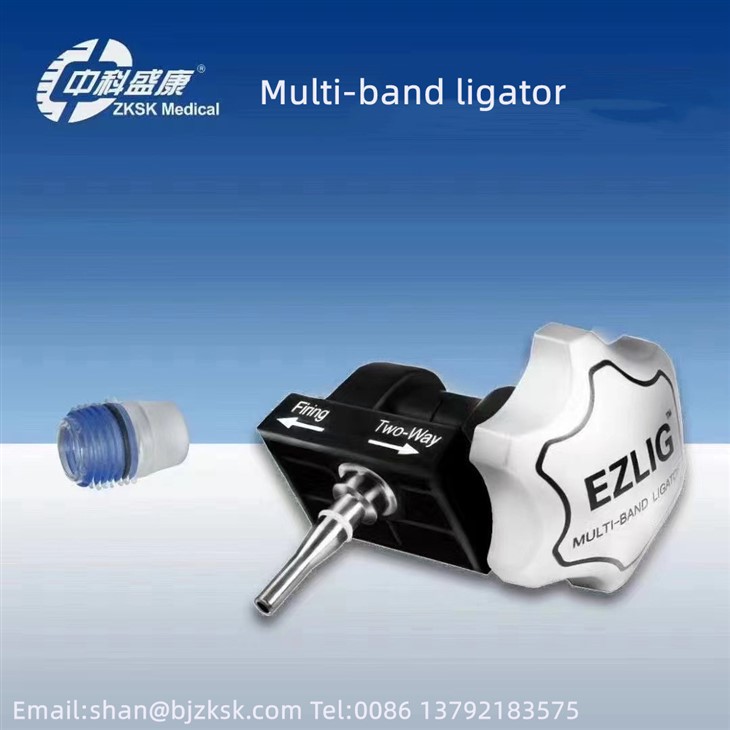 Ligator Berbilang Jalur Endoskopi 4-9 Gelang Ligasi